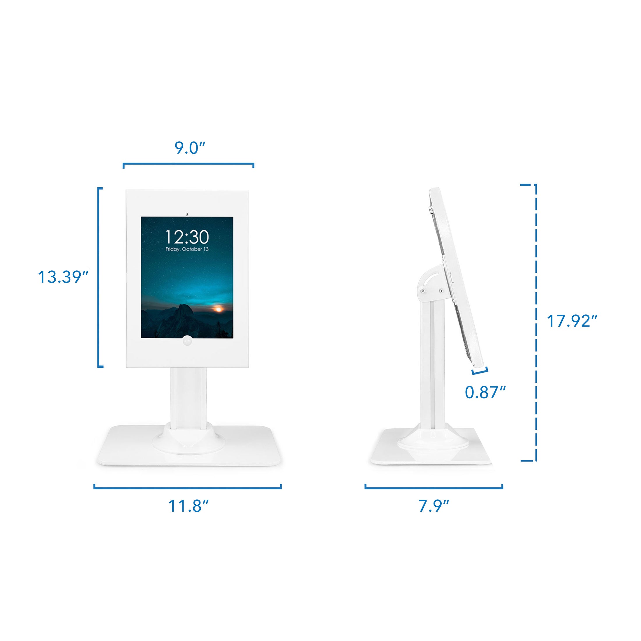 Anti-Theft Tablet Countertop Stand for iPad, iPad Air, iPad Pro
