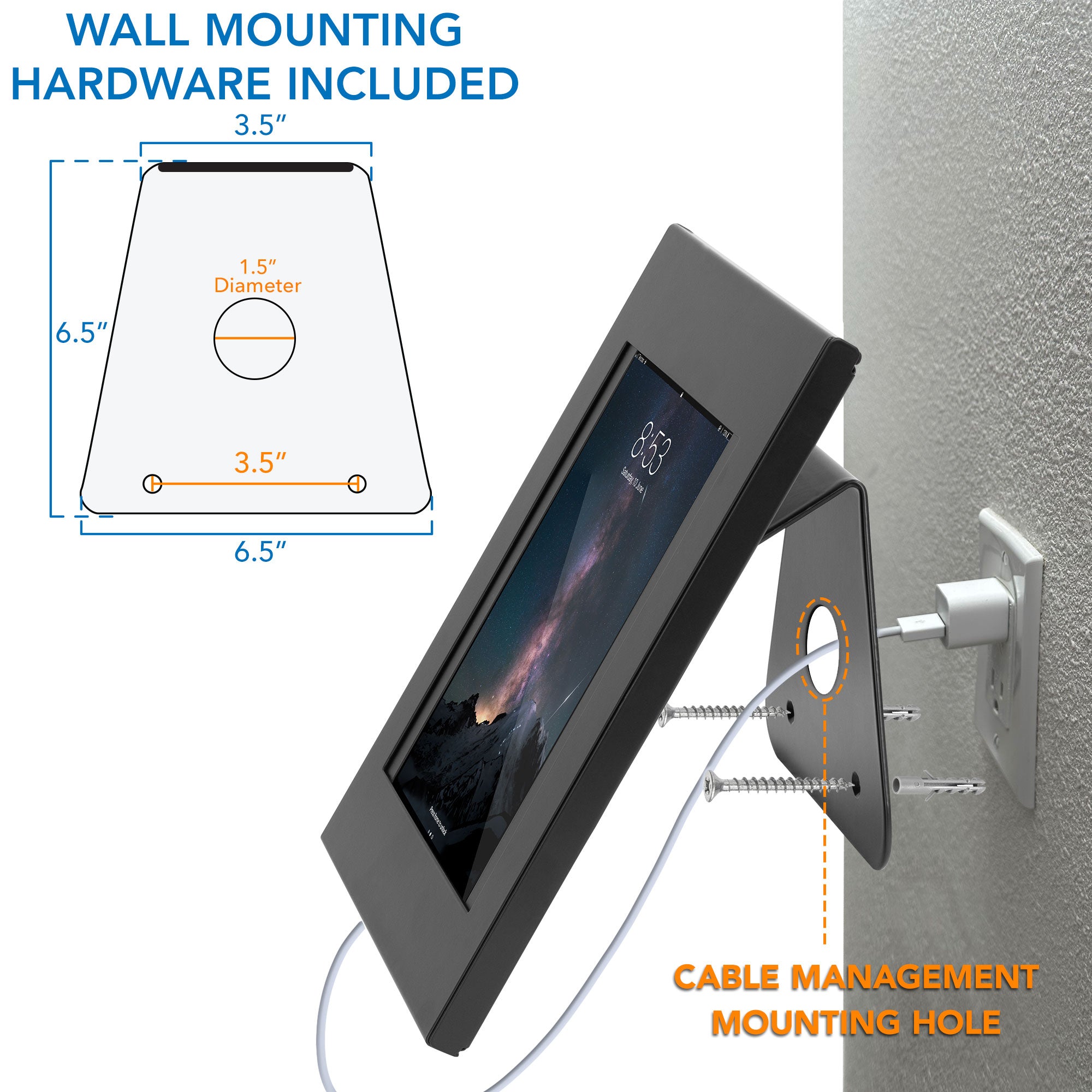 Anti-Theft Tablet Countertop Stand / Wall Mount