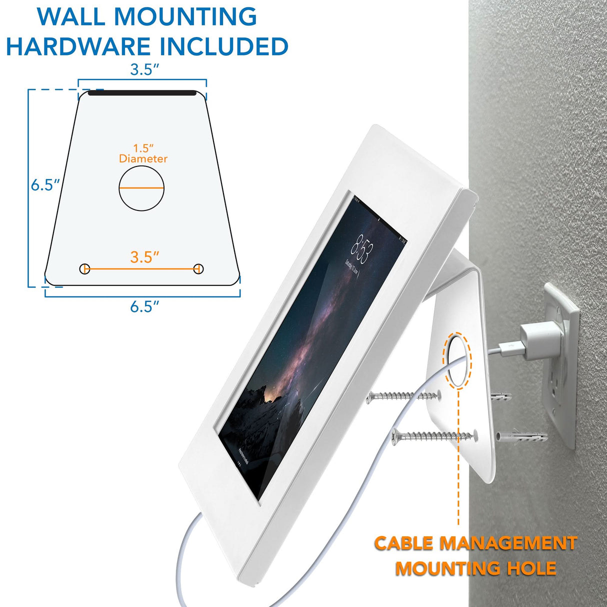 Anti-Theft Tablet Countertop Stand / Wall Mount