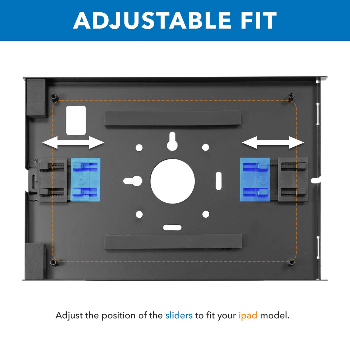 Anti-Theft Tablet Floor Stand with Height Adjustment