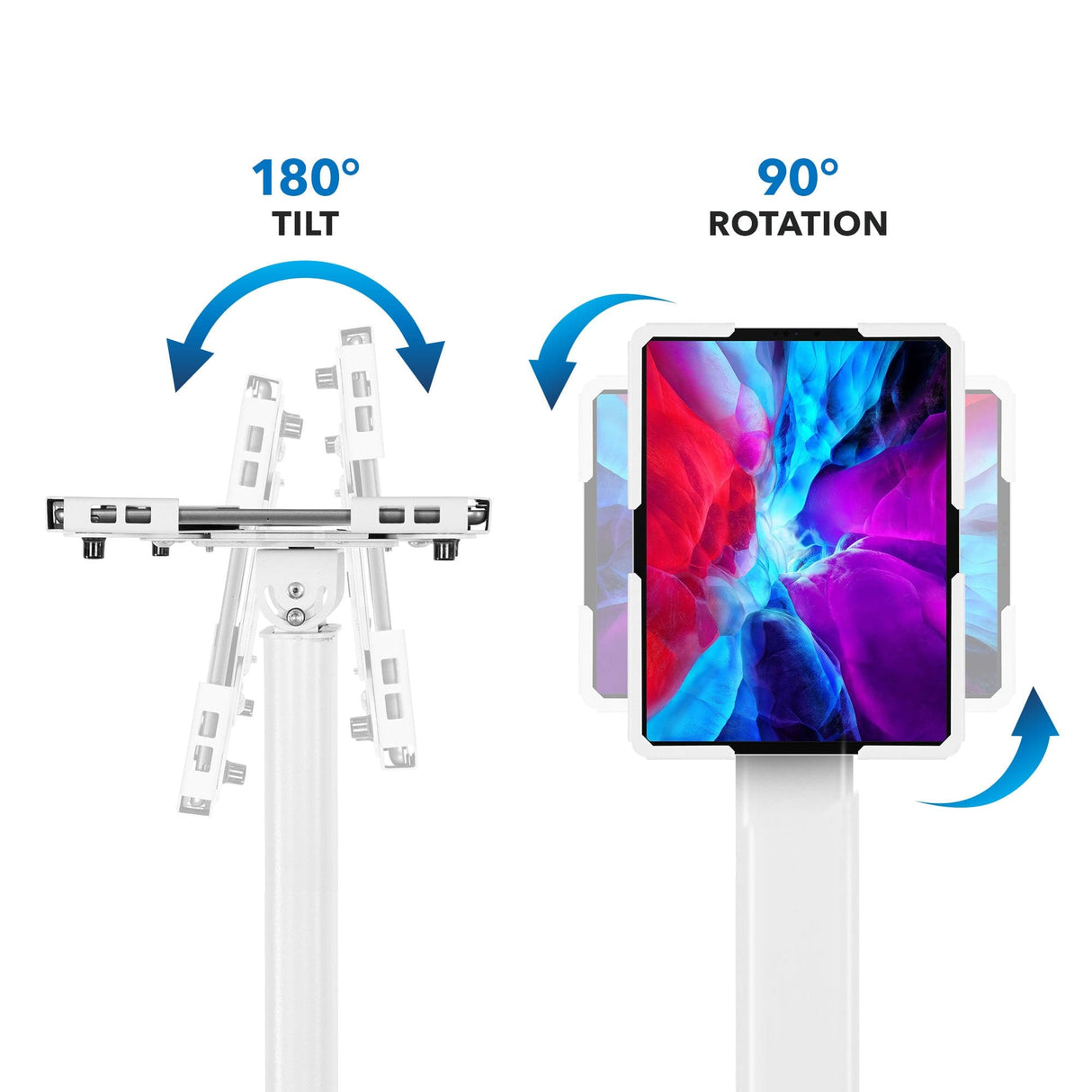 Universal Tablet Floor Kiosk