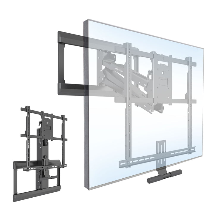 Pull Down Fireplace TV Mount - For TVs up to 65"