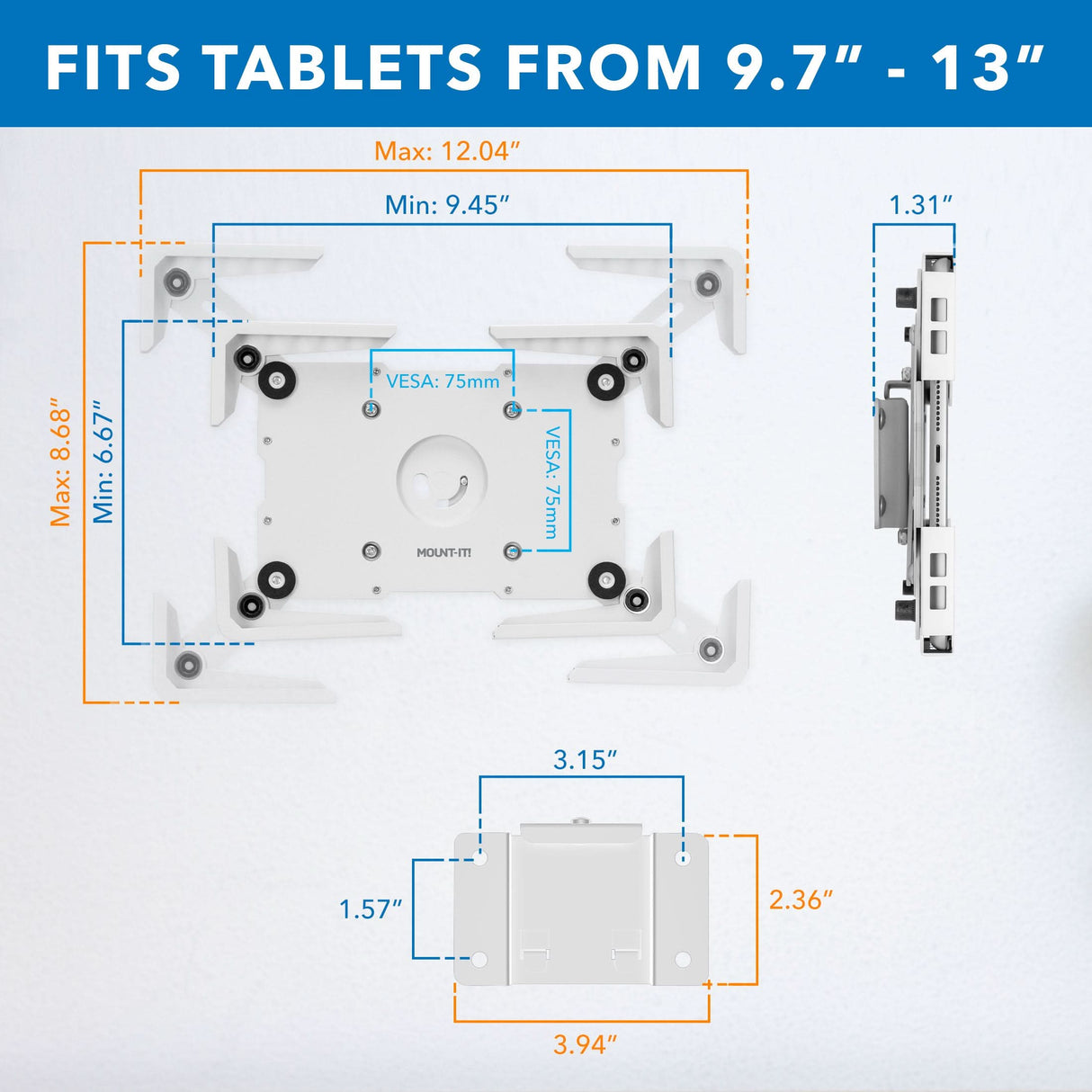 Universal Tablet Wall Mount