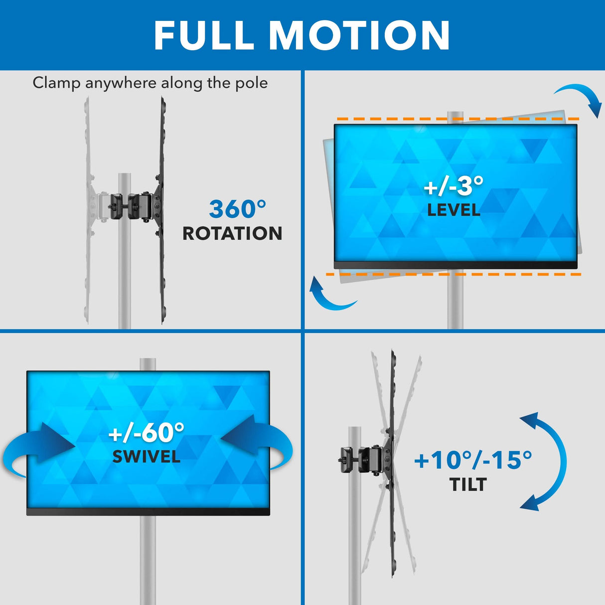 TV Pole Mount