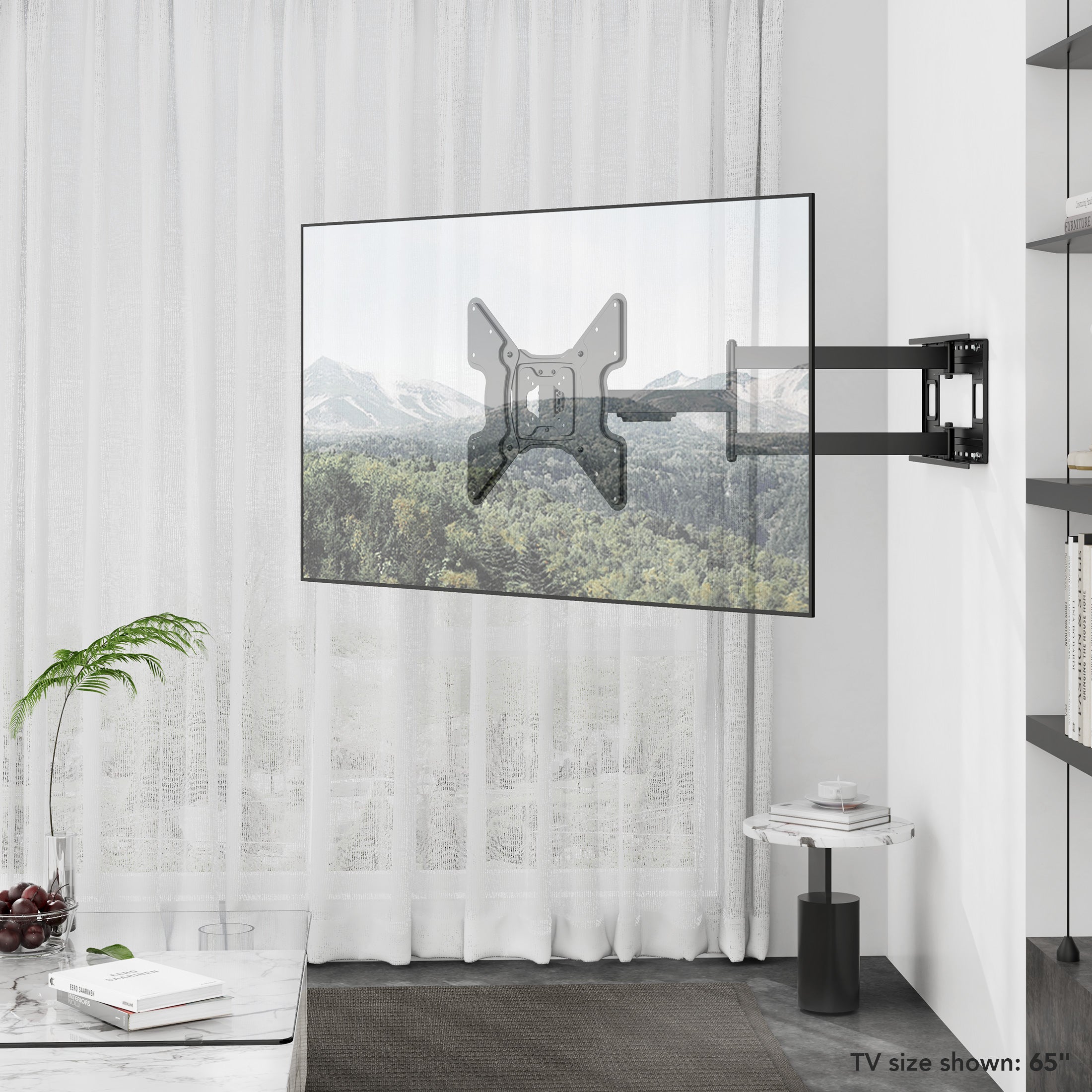 Full Motion TV Wall Mount with Extra Long Extension