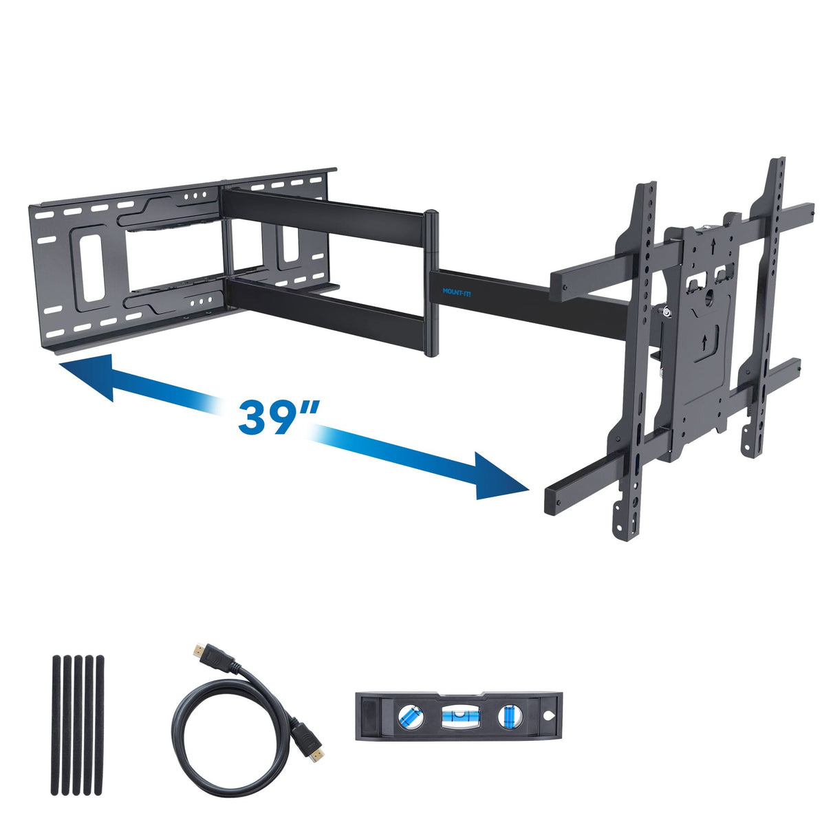 Full Motion TV Wall Mount with Extra Long Extension