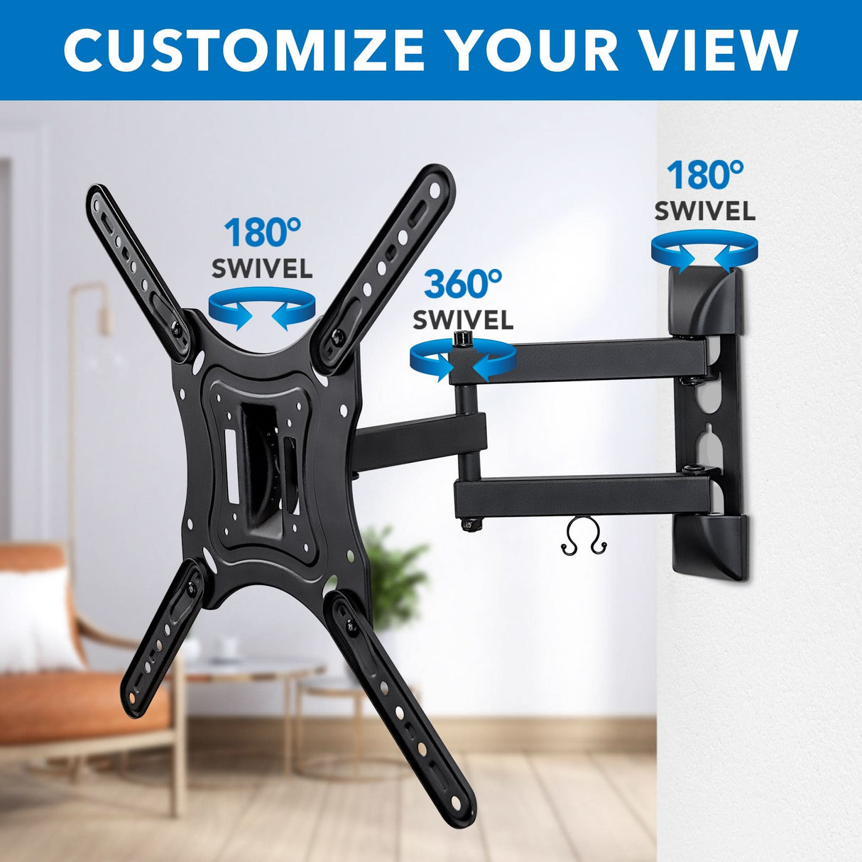 Full Motion TV Wall Mount