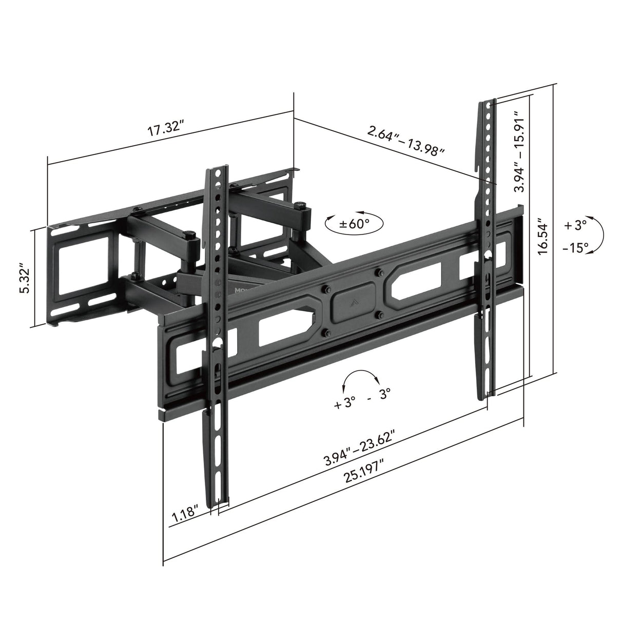 Full Motion TV Wall Mount