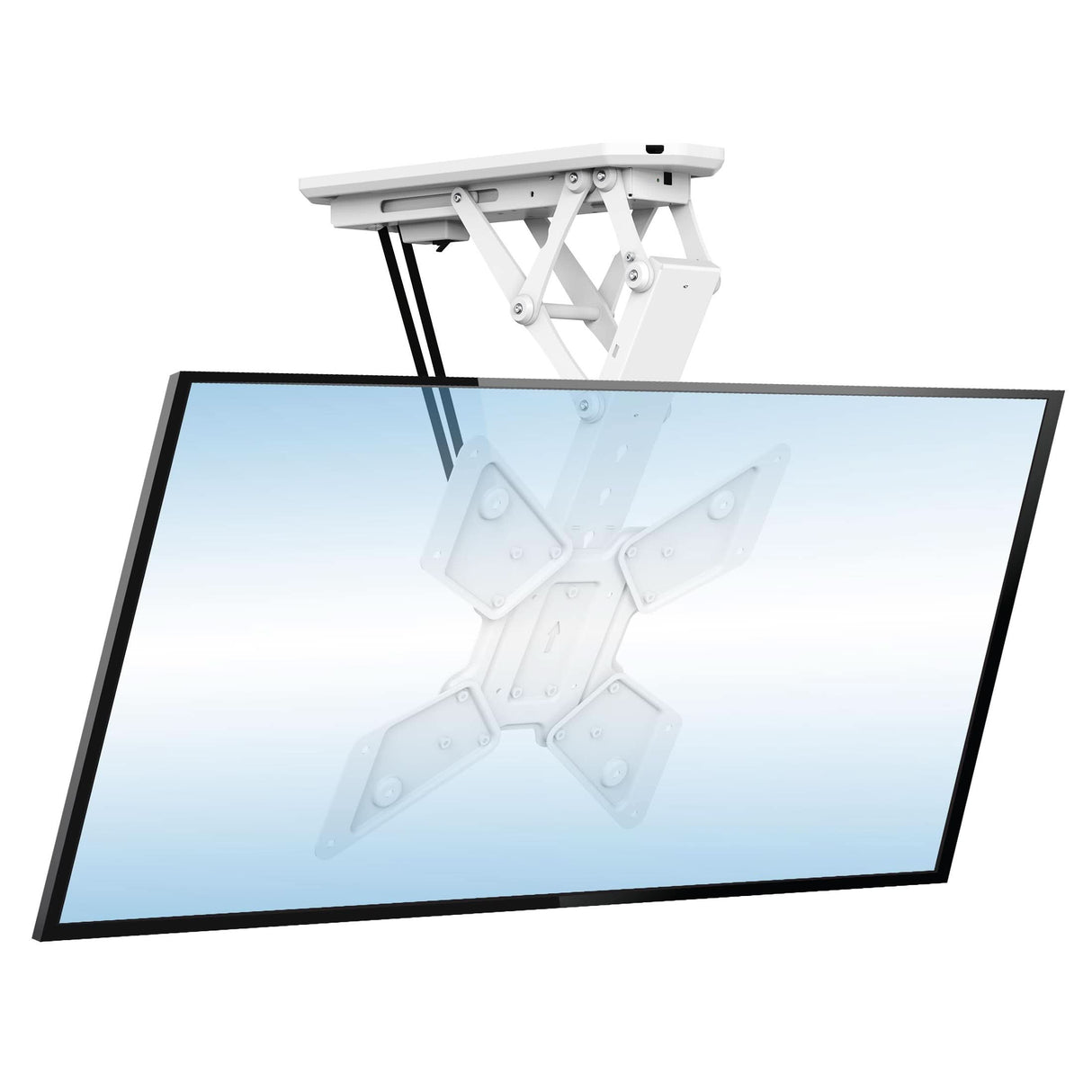 Retractable Motorized Ceiling TV Mount