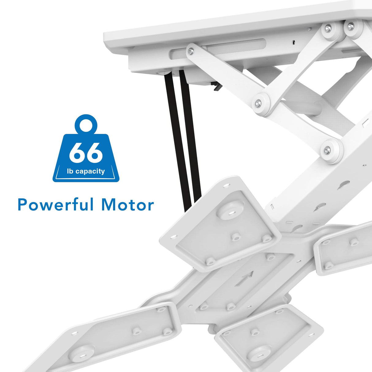 Retractable Motorized Ceiling TV Mount