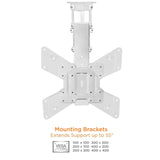 Retractable Motorized Ceiling TV Mount