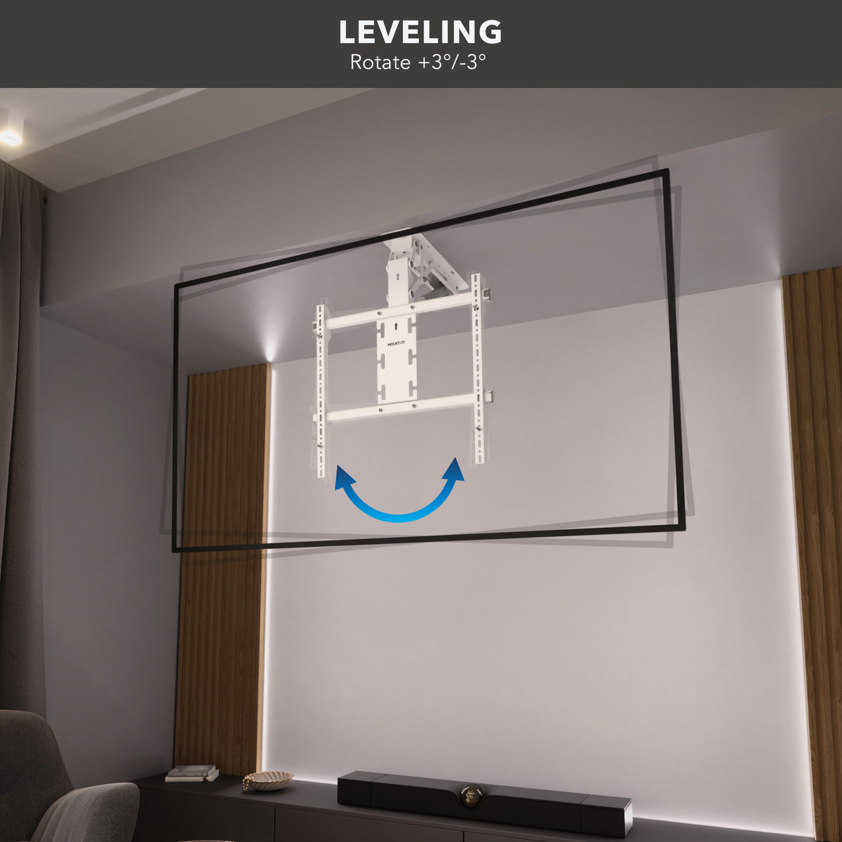 Motorized Ceiling TV Mount