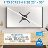 Full Motion TV Wall Mount with Gas Spring Arm