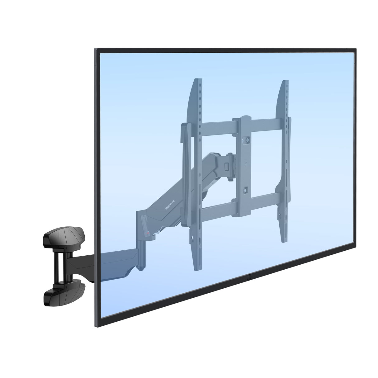 Full Motion TV Wall Mount with Gas Spring Arm