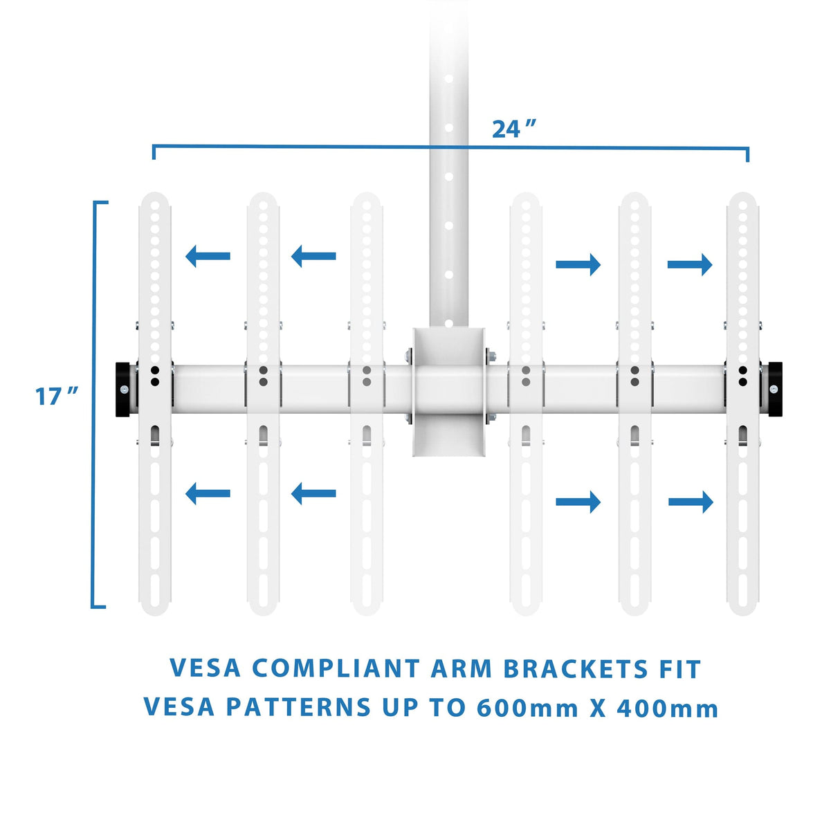 Full Motion Ceiling TV Mount