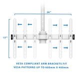 Full Motion Ceiling TV Mount