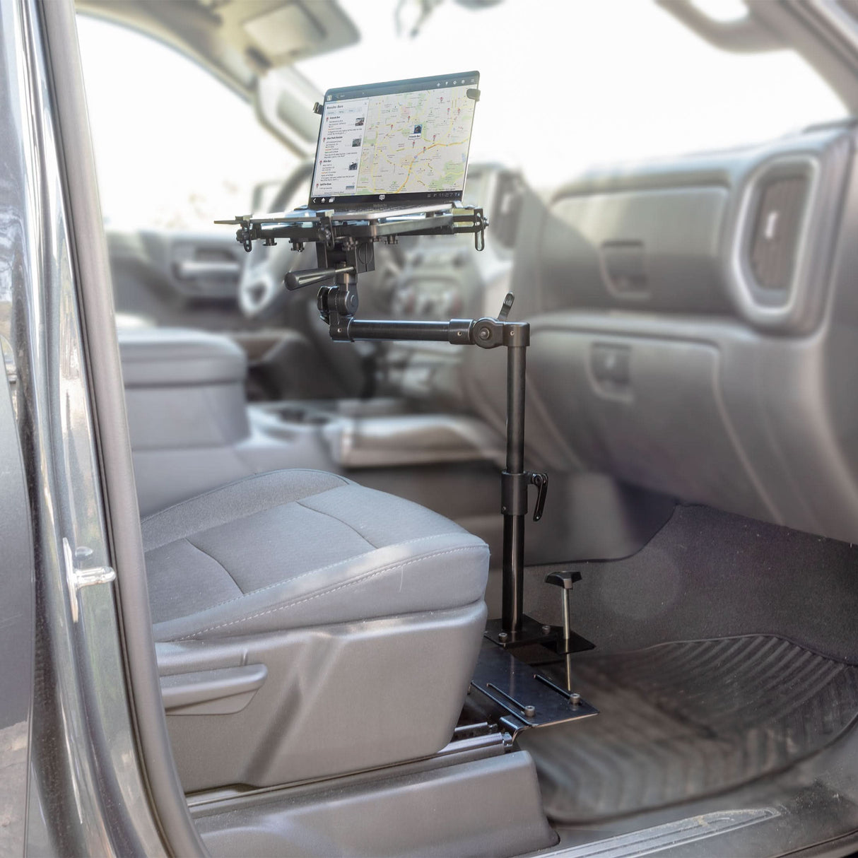 Vehicle Laptop Mount with Universal Base