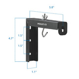 6" Universal Projector Screen Mount - Wall or Ceiling Installation