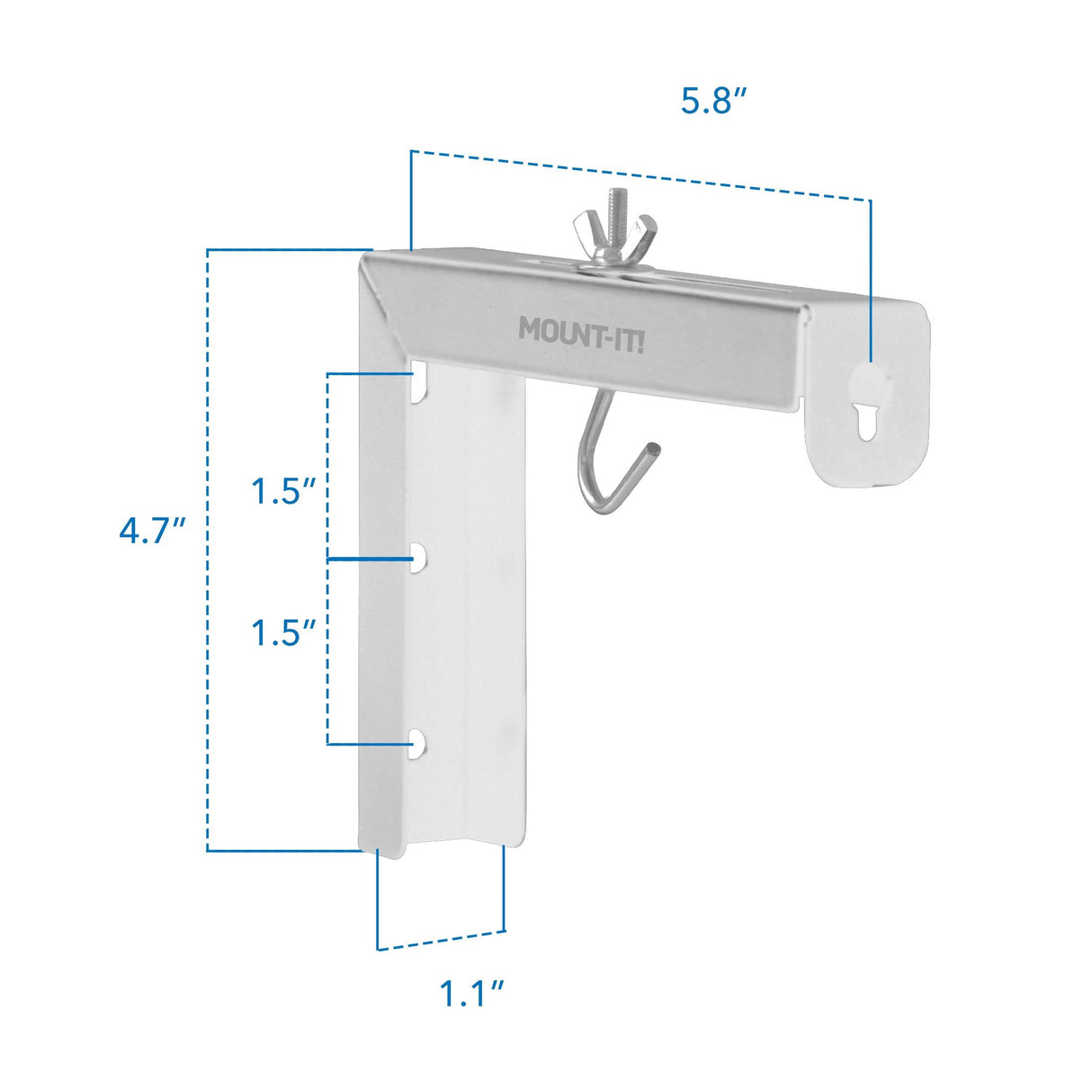 6" Universal Projector Screen Mount - Wall or Ceiling Installation