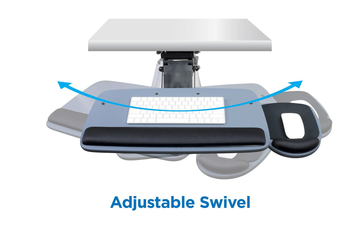 Under Desk Keyboard Platform With Wrist Support