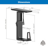 Deluxe CPU Mount with Sliding Track