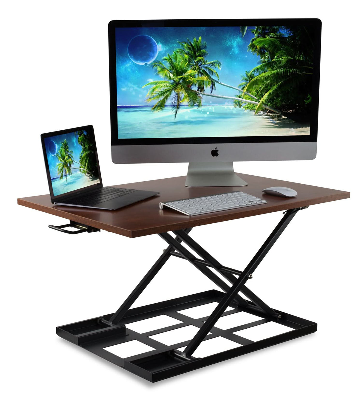 Height Adjustable X-Lift Standing Desk Converter