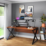 Extra Wide Height Adjustable Standing Desk Converter