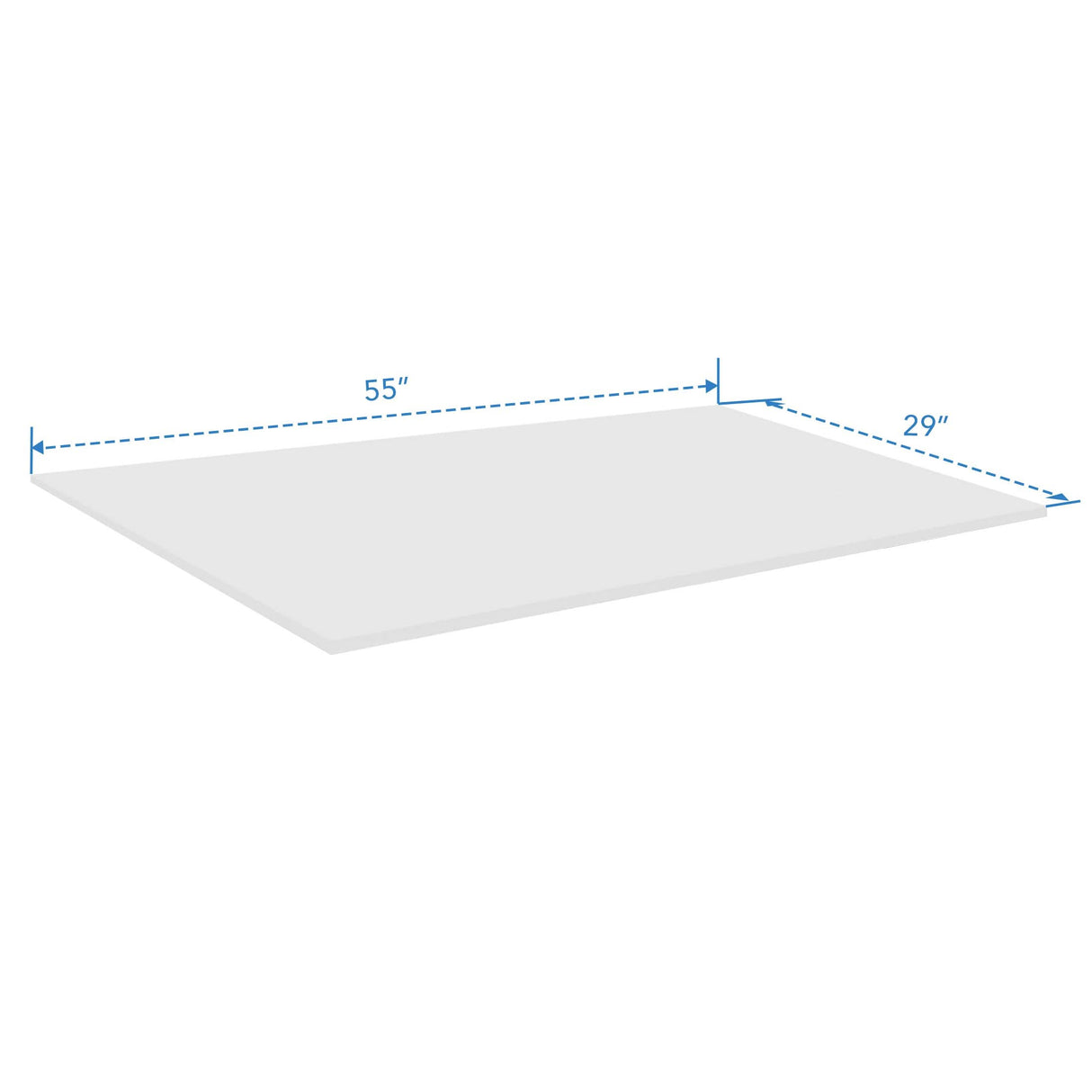 55" Tabletop for Sit-Stand Desk