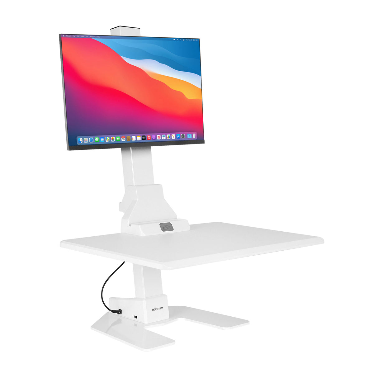 Electric Standing Desk Converter for 1 Monitor