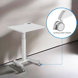 Sit-Stand Mobile Laptop Cart