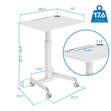 Sit-Stand Mobile Laptop Cart