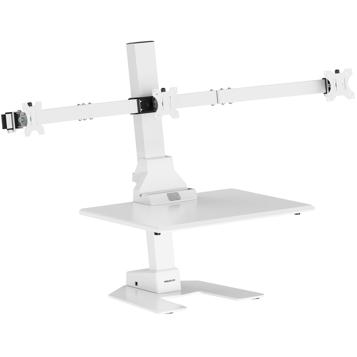 Electric Standing Desk Converter for 3 Monitors