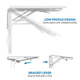 Wall Mounted Drop Leaf Table / Workbench