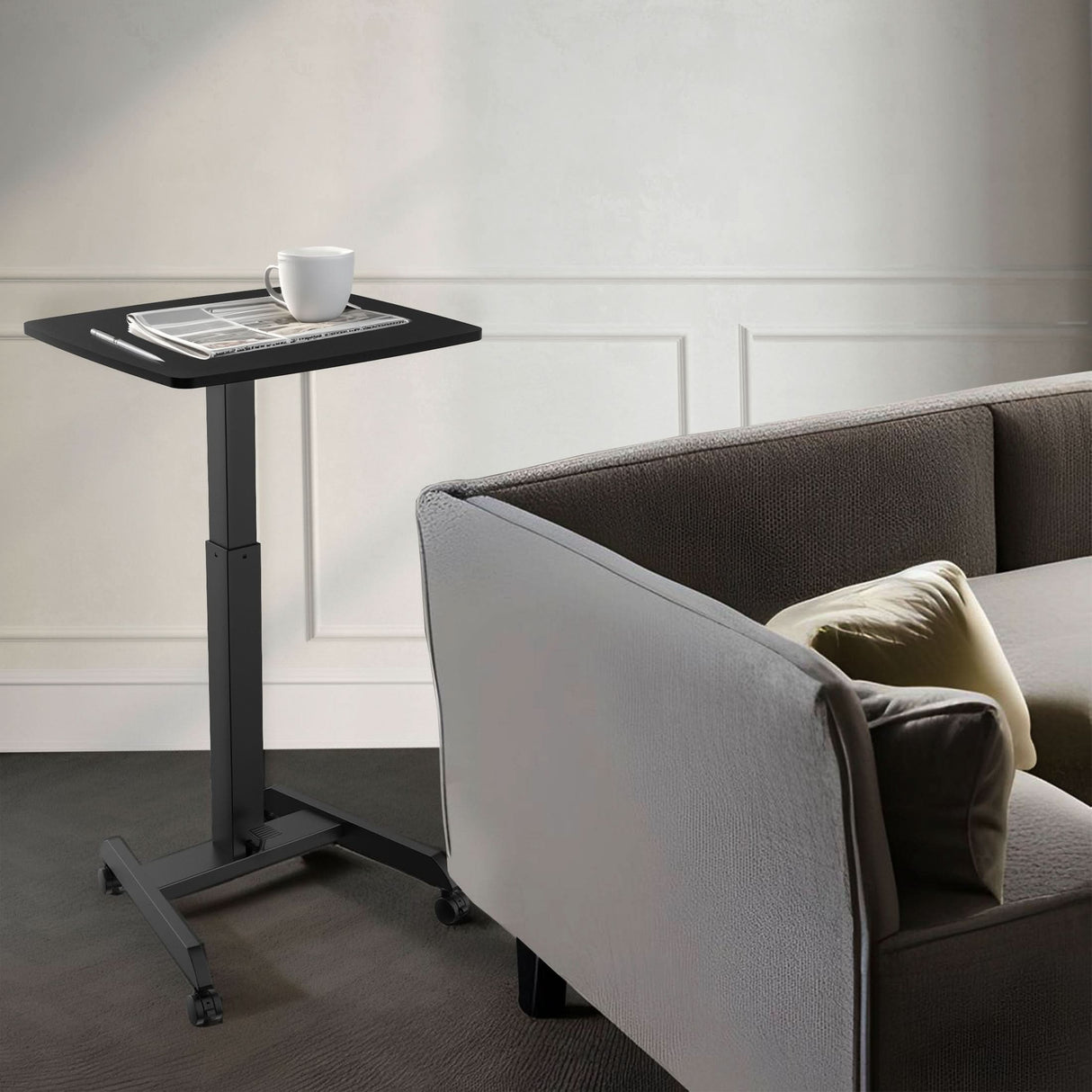 Height Adjustable Rolling Laptop Desk