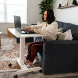 Height Adjustable Rolling Laptop Desk