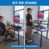 Electric Standing Desk Converter with 38" Desktop