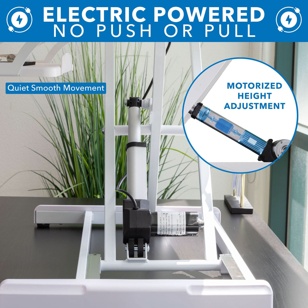 Electric Standing Desk Converter with 38" Desktop