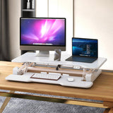 Electric Standing Desk Converter with 38" Desktop