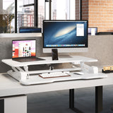 Electric Standing Desk Converter with 38" Desktop