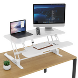 Electric Standing Desk Converter with 38" Desktop