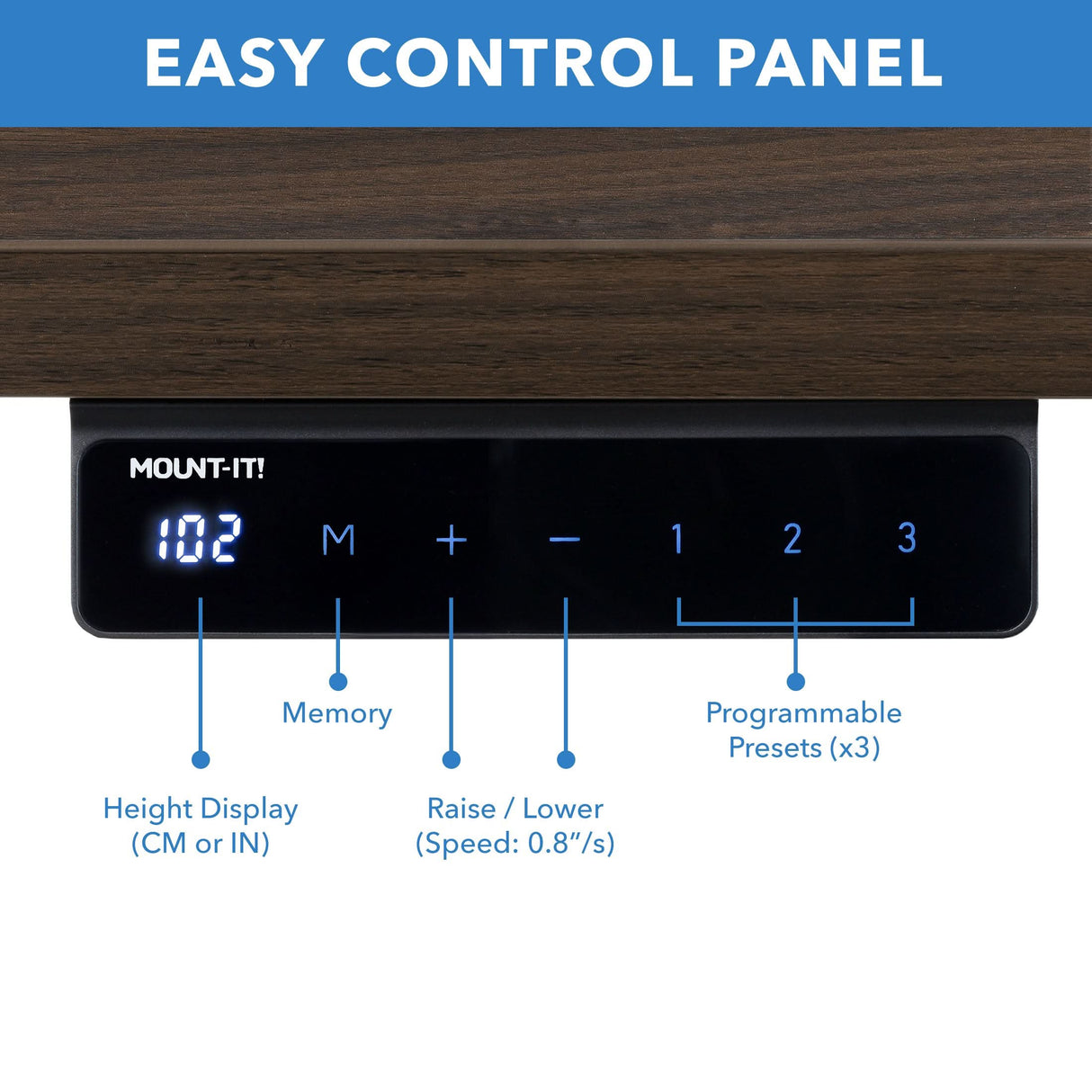 Single Motor Electric Standing Desk Base