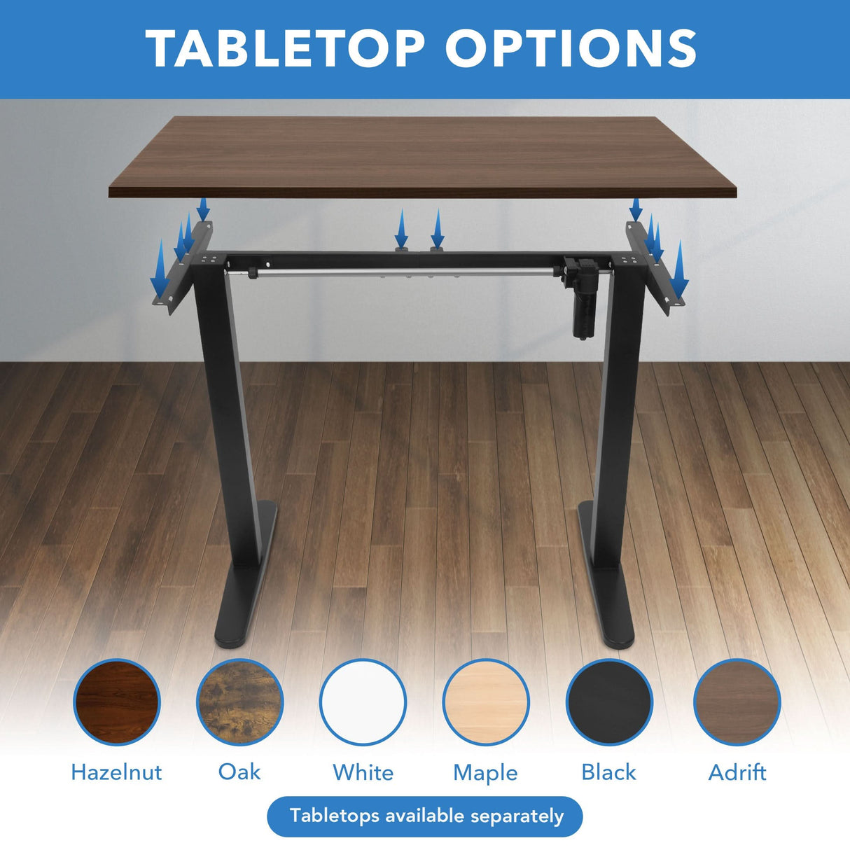 Single Motor Electric Standing Desk Base