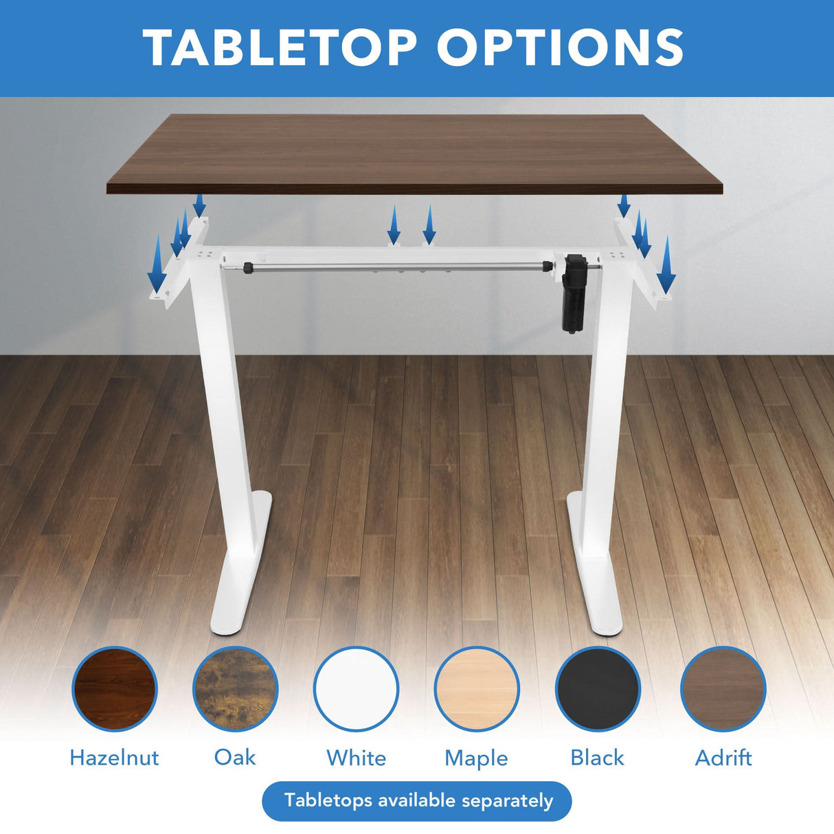 Single Motor Electric Standing Desk Base