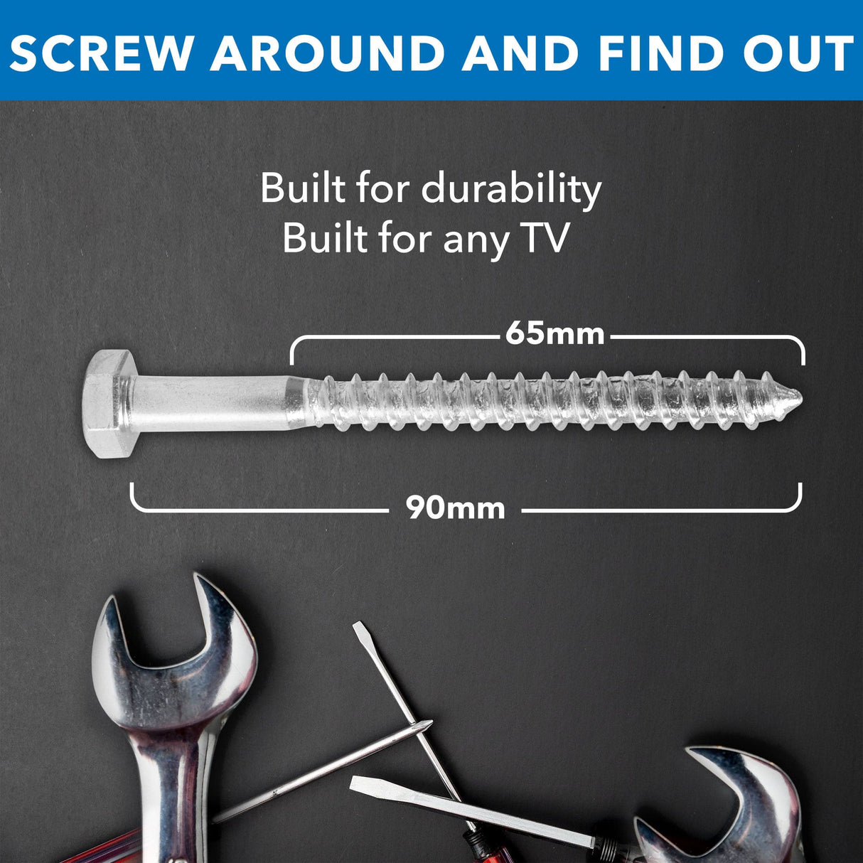 TV Mount Lag Screw & Drill Bit Kit