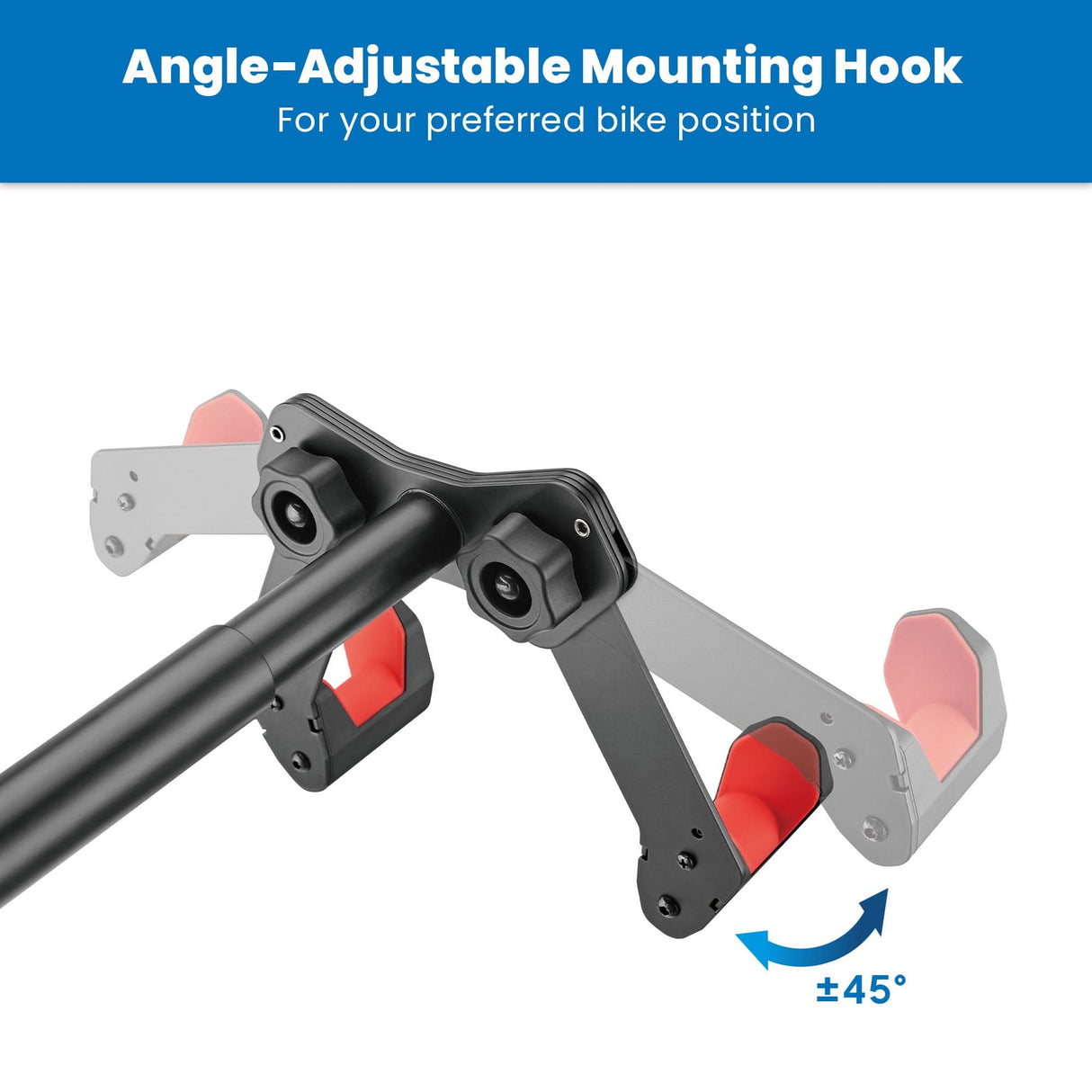 WheelsUp Series Bike Wall Mount with Adjustable Angle