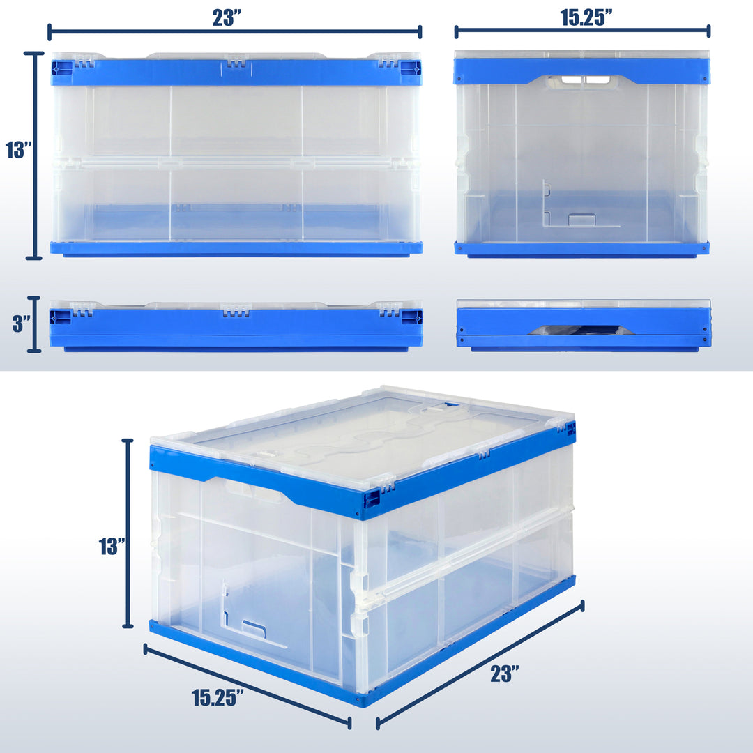 Folding Plastic Storage Crates