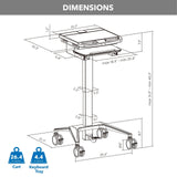 MedHub Mobile Workstation - Mount-It!