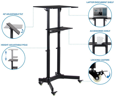 Portable Presentation Lectern - Mount-It!