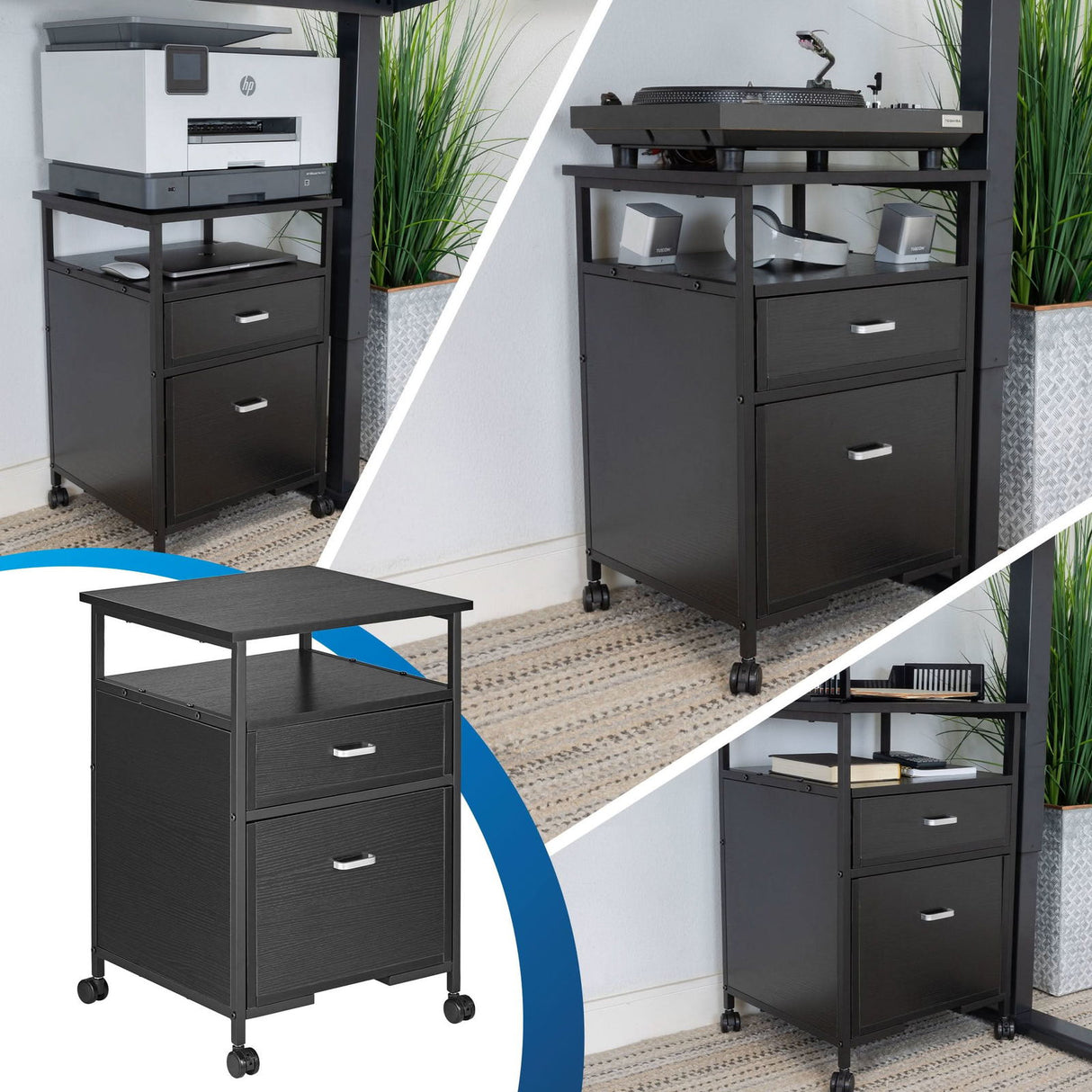 Rolling File Cabinet - Mount-It!