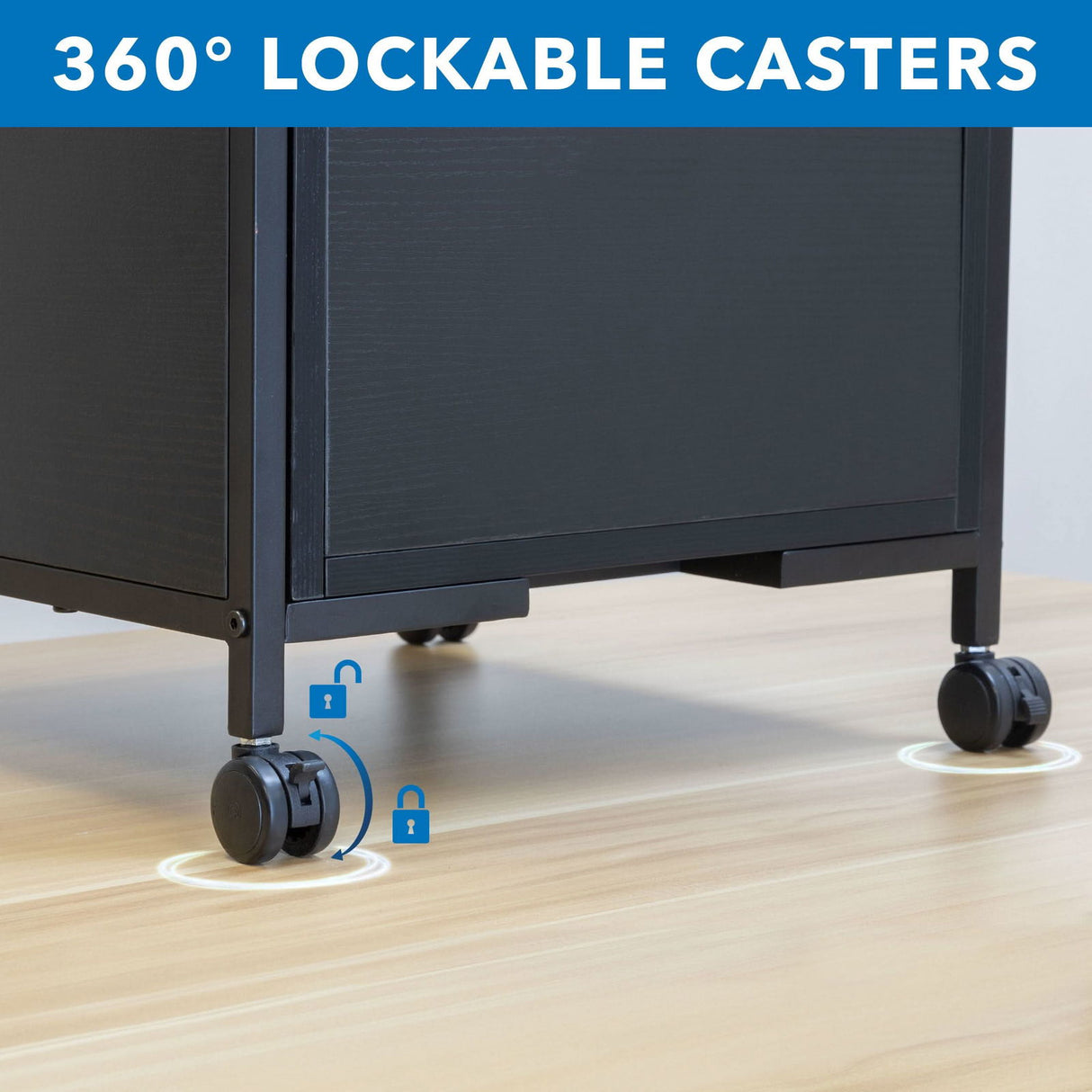 Rolling File Cabinet - Mount-It!